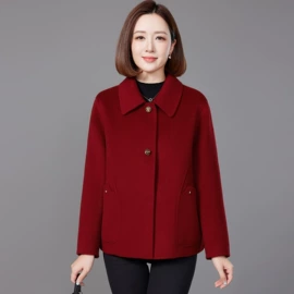 女式毛呢外套;大码毛呢外套;女式羊绒外套