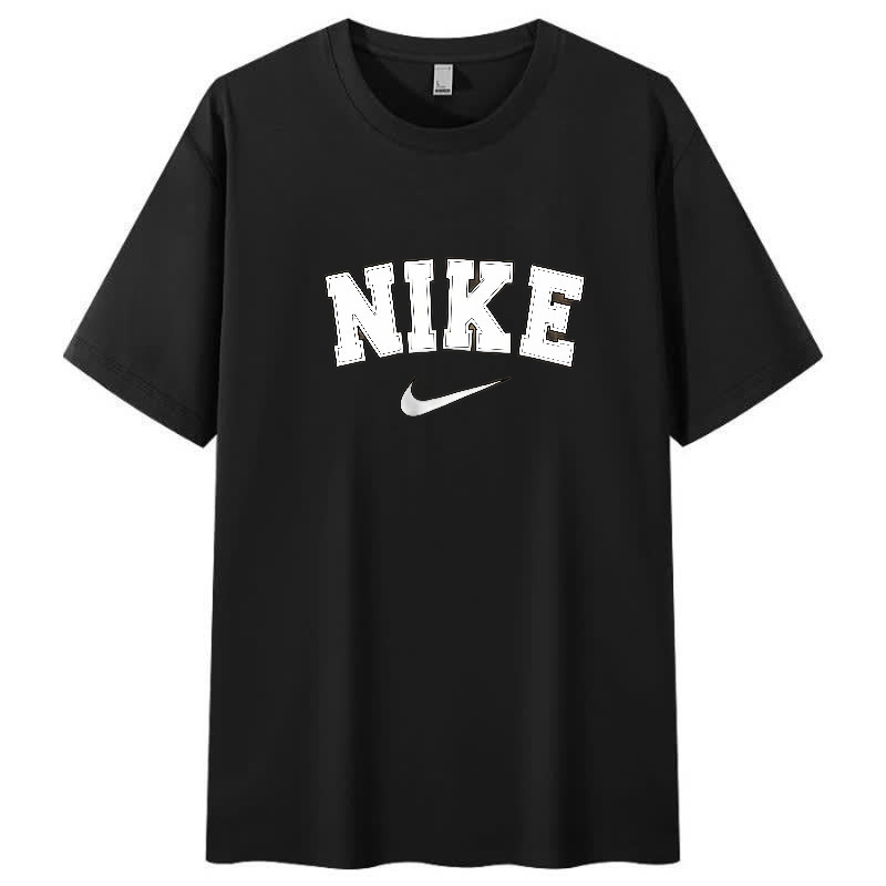 Cross-Border Wholesale Summer New Style Ins Trendy Cool Short-Sleeve T-Shirt for Men, Loose Round Neck Men's Half-Sleeve Top T-Shirt