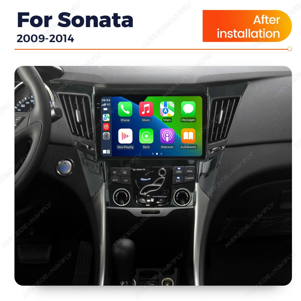 Подходит для автомагнитолы Hyundai Sonata 8 2009-2014 восьмого поколения, навигатор на Android в среднюю консоль