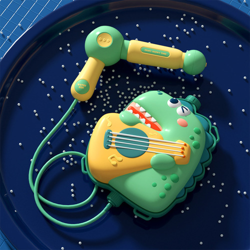 Cross-border Electric Backpack Water Gun Toy for Children Summer Beach Water Play Cute Fun for Boys and Girls Pull-out Water Gun Wholesale