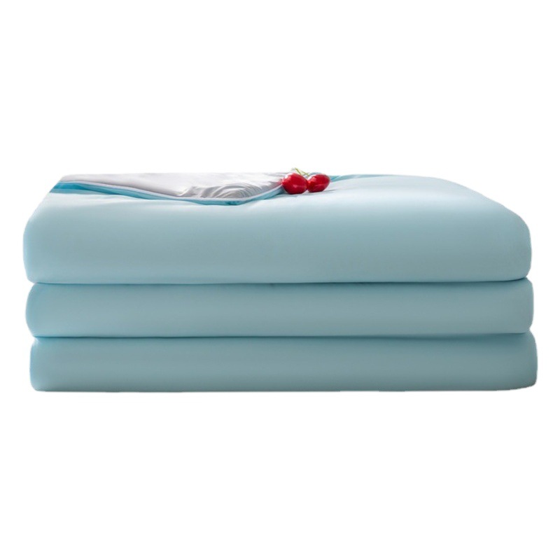Summer cool silk summer cool quilt air conditioning quilt children's ice cream quilt solid color ice silk summer quilt thin quilt gift wholesale