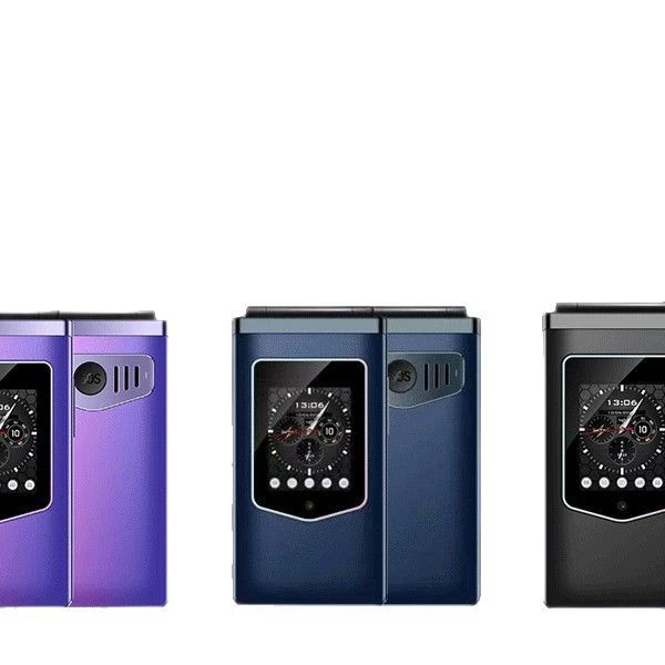 Раскладной телефон HAMTOD T8, 2,8-дюймовый экран, четырёхъядерный, 4G VoLTE и Bluetooth