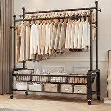 衣架落地立式简易衣帽架卧室北欧轻奢落地挂衣架家用客厅衣服架