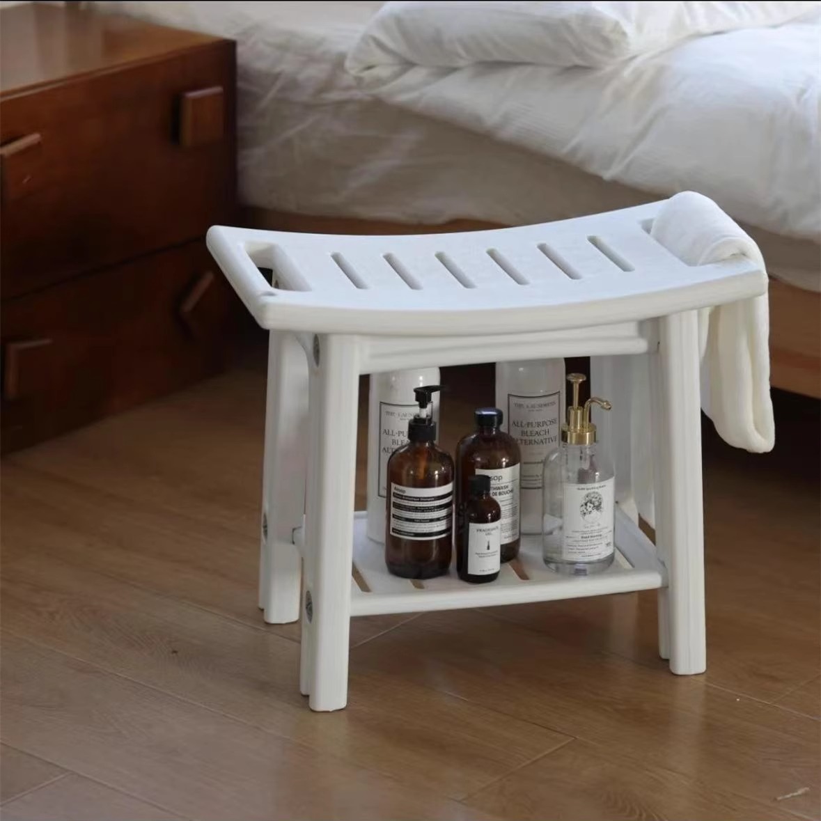 Banquetes de baño banquetes de baño banquetes de baño banquetes anti-deslizantes banquetes de almacenamiento banquetes de doble capa banquetes bajos