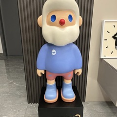 ファーマーボブボーイフレンド大型床置き装飾品インターネットセレブトレンディなおもちゃフィギュアリビングルームの装飾大型人形貯金箱