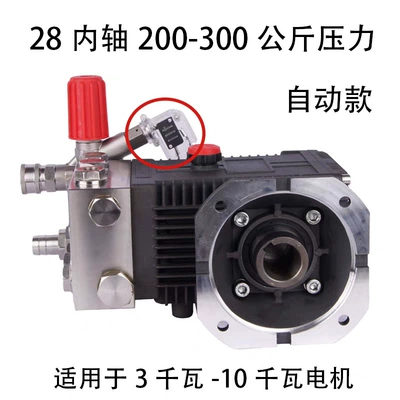 High-Pressure Cleaning Machine Pump Head 1714 Car Washing Machine 1812 Stainless Steel Pump Head 24 Shaft 28 Shaft 19 Ceramic Plunger 1509 (Car washing machine) - standard-1814