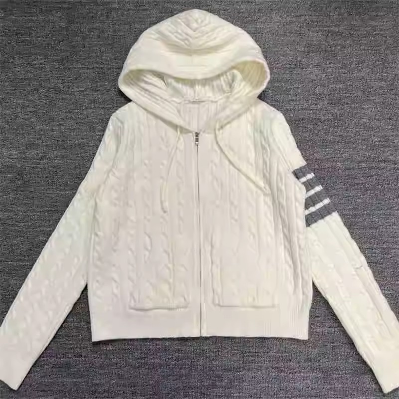 Otoño y invierno nuevas mujeres slimming pozo reducción de la edad suave capuchón de camisa de punto corta camisa de punto image 4