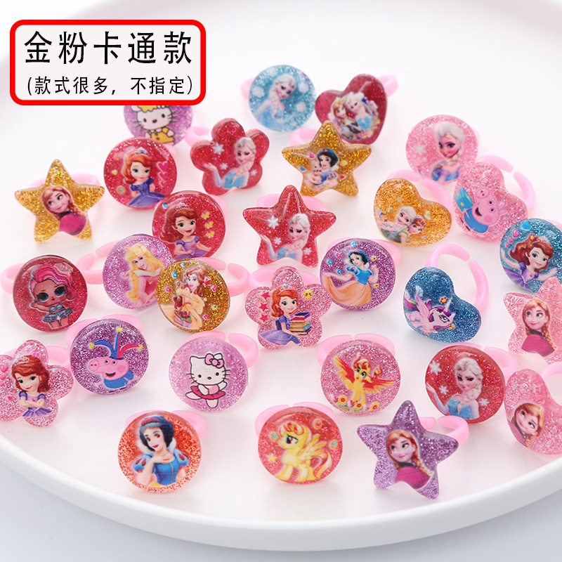 Cartoon mixed ring, princess style