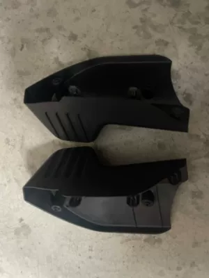 Suitable for the New National Standard Yadi Yanke Dm120 Taoling Mengman Electric Vehicle Full Shell Plastic Pedal Rear Footrest (Electric vehicle pedal) - one-pair-gm01