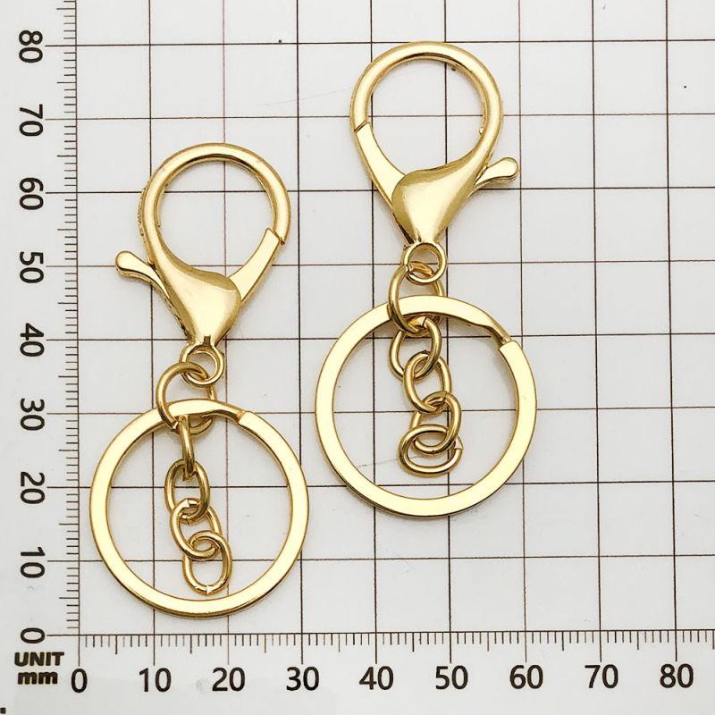 1 個 25/30 ミリメートルキーリングチェーンマルチカラーオプションキーホルダー鉄キーリング diy 基本ジュエリーアクセサリー|undefined