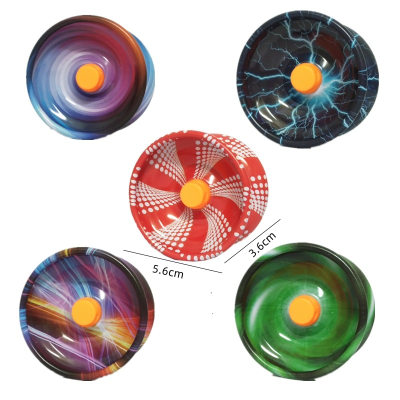 Aleación de suministro transfronterizo yo-yo colorido yoyo metal yo-yo niño Control de alambre juguete precio de fábrica al por mayor