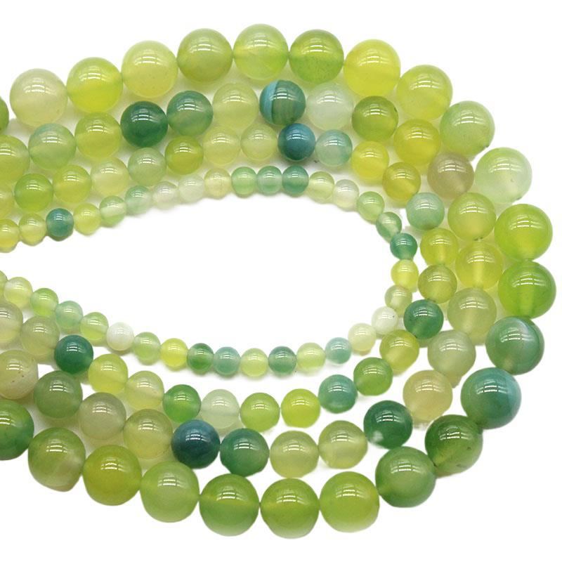 Organic agate beads handmade