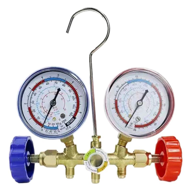 Двойной стол с фтором 536 автомобильный бытовой кондиционер фреон измерительный измерительный набор манометра хладагента двойной измерительный клапан