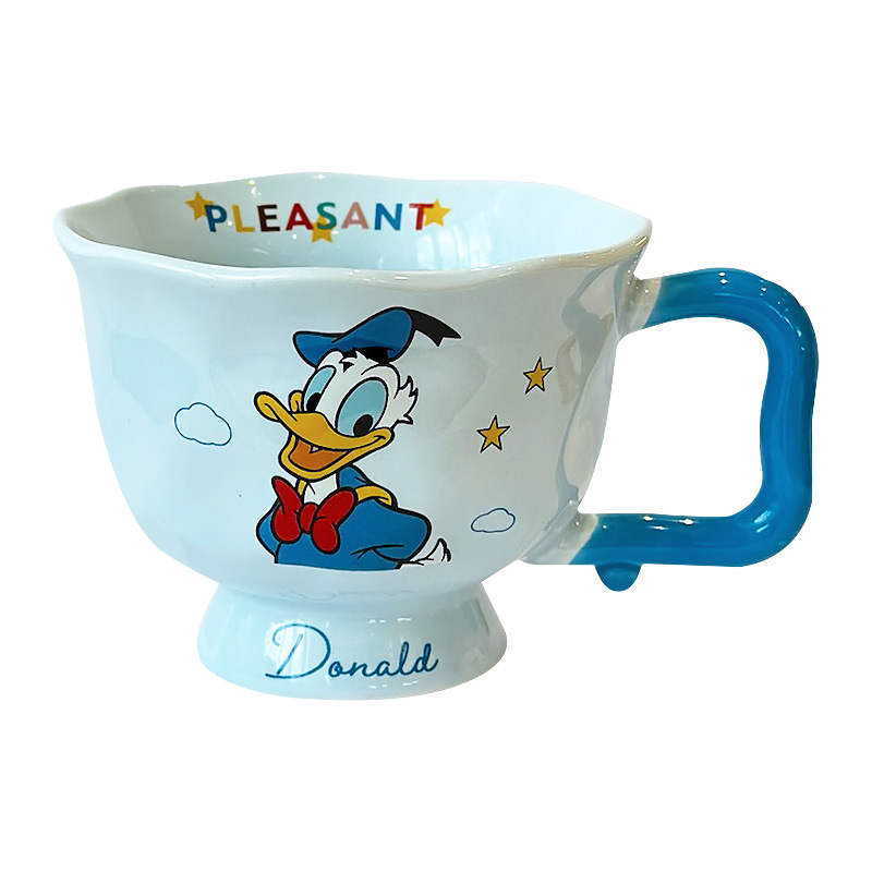Mickey Mouse para niños tazas de agua casera tazas de desayuno de cerámica tazas lindas tazas de café de oficina dormitorio