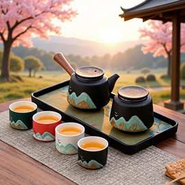 故宫文创茶具套装家用轻奢高档中式陶瓷2025新款功夫茶杯茶壶礼盒