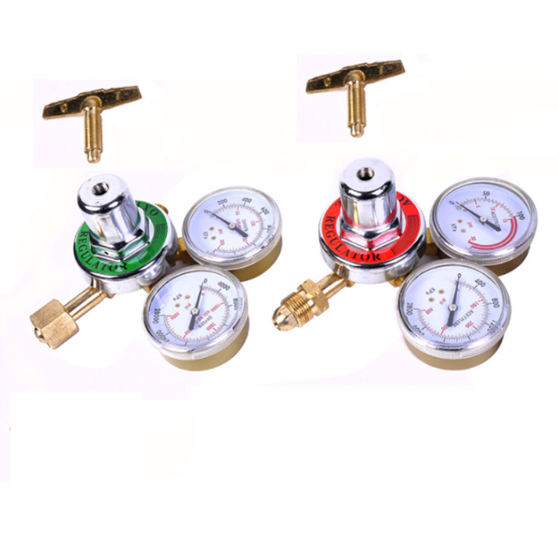 美式全铜氧气减压器CGA540乙炔减压阀CGA510 焊割套装减压阀