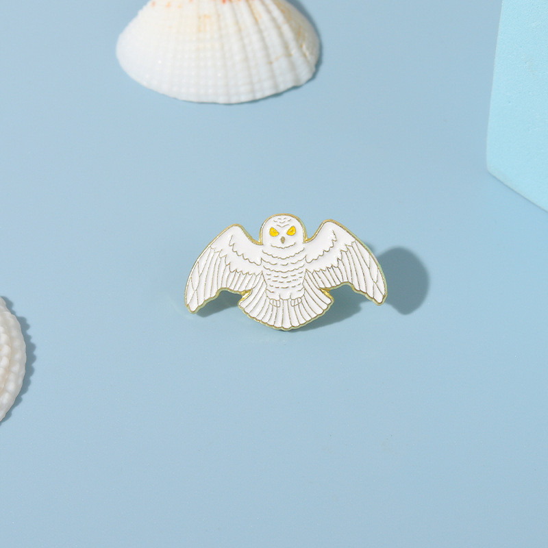 Daily Occasion Alloy Material Cartoon Style Pin Eagle Alloy Stoving Varnish Unisex Brooches