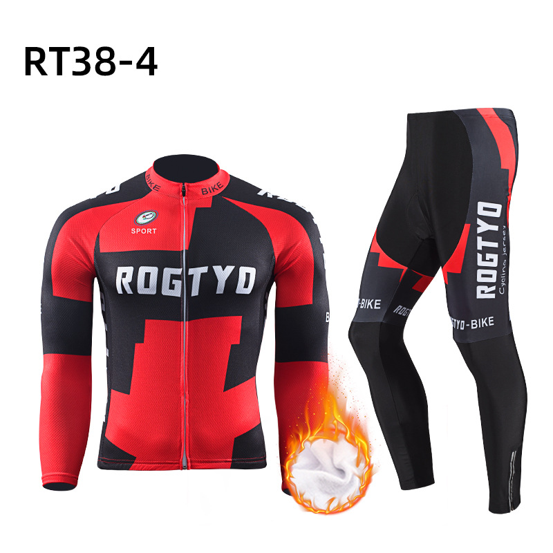 Moto de montaña conjunto de ropa de ciclismo calentamiento pantalones de mangas largas primavera y otoño invierno al aire libre ropa deportiva para hombres y mujeres