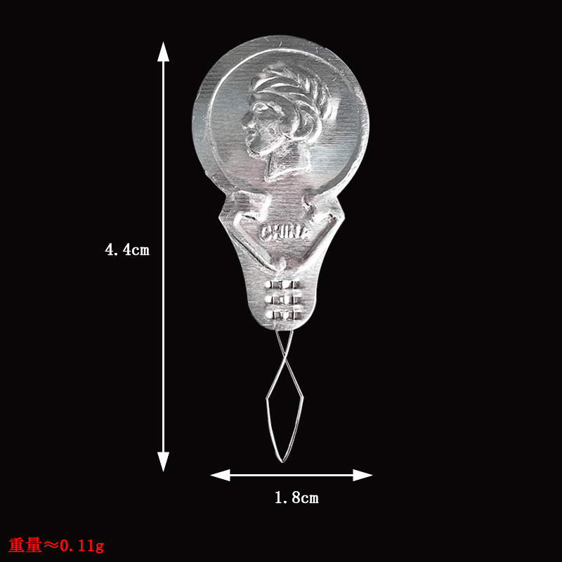 Diy古典的なアルミ製の糸通し器の糸通しは、小さな魚の糸通し器2000個/袋を助けることができる|undefined