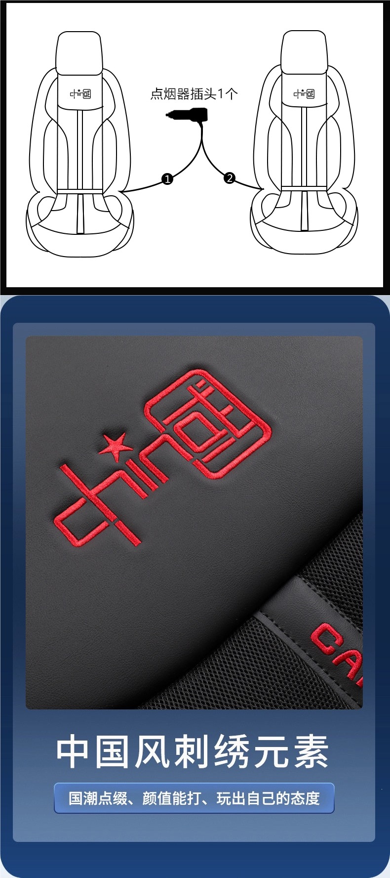Car Lover's Summer Cooling Mat Seat Ventilation Car Cushion Air Conditioning Refrigeration Blower with Fan Massage Heating Seat Pad