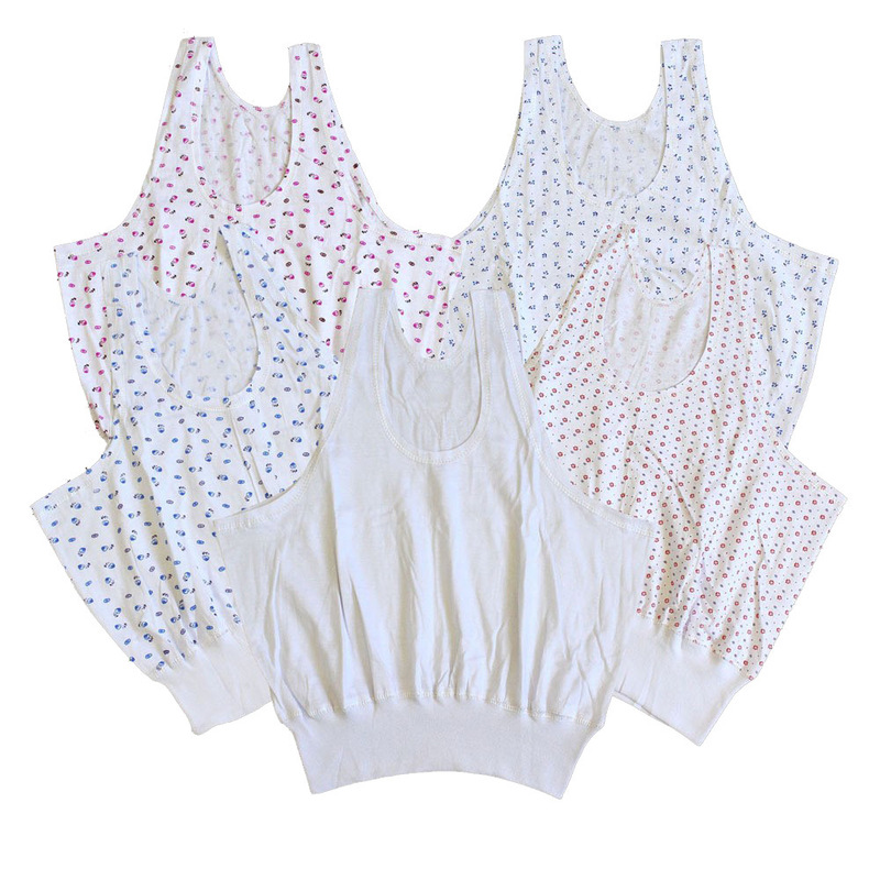 Summer Thin Camisole for Middle-Aged and Elderly Women, Women's Pure Cotton Vest Plus Fat and Enlarged Half Floral Vest Summer Thin Camisole for Middle-Aged and Elderly Women, Women's Pure Cotton Vest Plus Fat and Enlarged Half Floral Vest