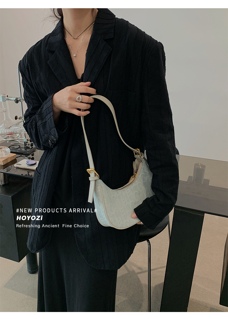 Hong Kong kJhsel PU niche denim law stick underarm for women's spring/summer new shoulder bag_voghion.com