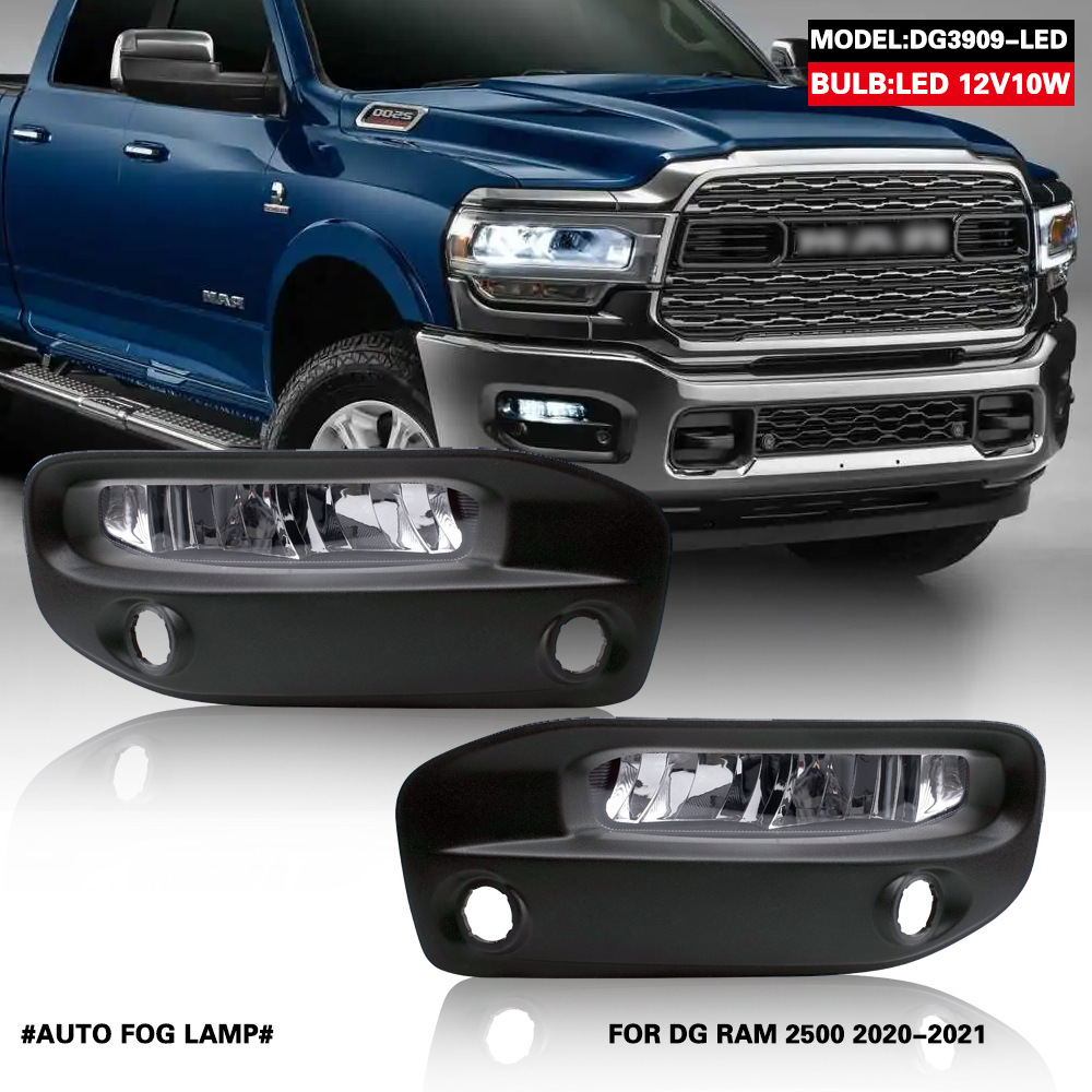 Aplicable a 20 / 21 nuevo modelo 20 - 21 Dodge Ram RAM2500 conjunto de lámpara de niebla delantera lámpara de barra de luz diaria