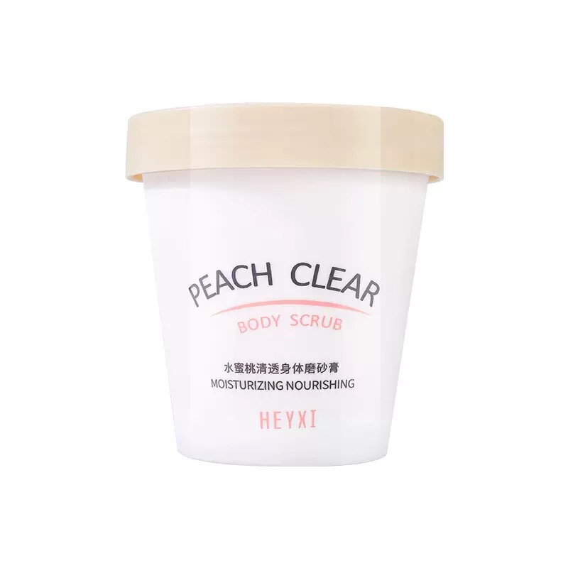 Peach Body Scrub, Clear and Tender Skin, Peach Ice Cream Scrub 200g
