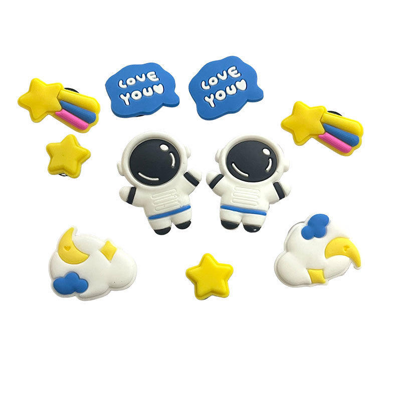 Hoyo Hoyo accesorios de zapatos lindos dibujos animados DIY botones de zapatos floral botones de zapatos accesorios botones de botones accesorios botones de PVC botones de zapatos