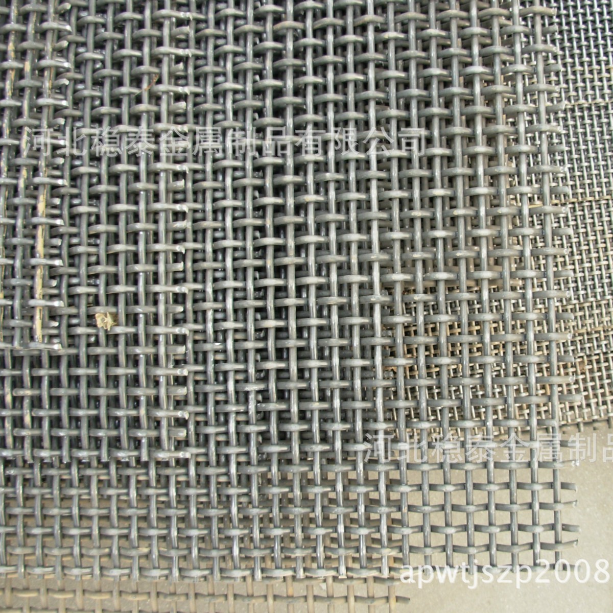 厂家提供销售高锰钢筛网，不锈钢GF3W平纹编织网