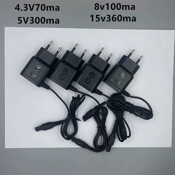 4.3VA00390 European standard Philips shaver charger 8VHQ850515VHQ8505V power adapter