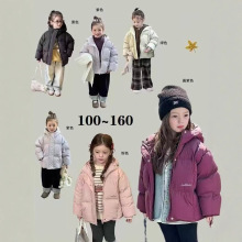 2025新款儿童棉服冬季男童女童宝宝连帽洋气面包服外套中大童棉衣