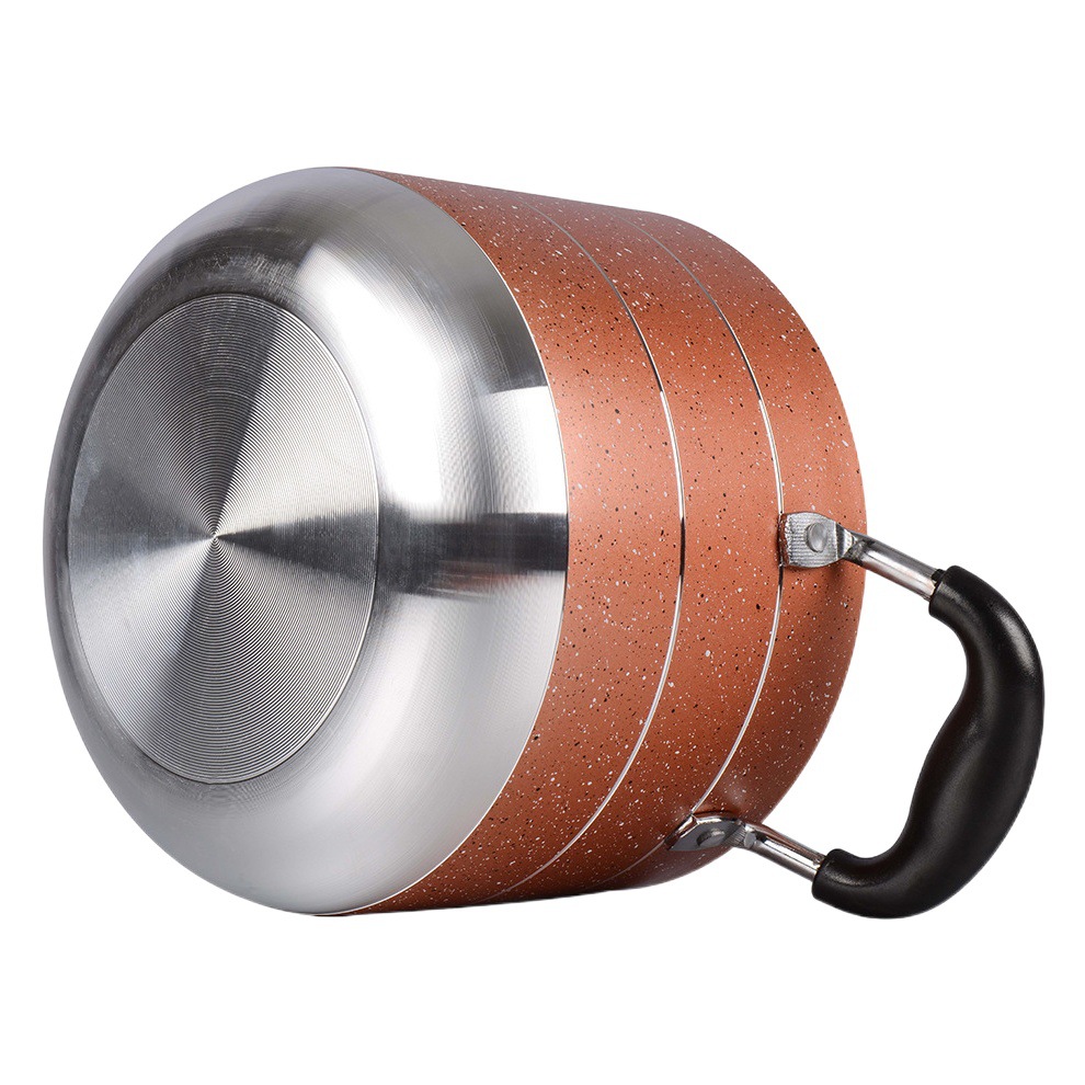 Juego de ollas antiadherentes de alta calidad para comercio exterior transfronterizo de Shuaidebao, juego de ollas de aluminio, ollas al por mayor, utensilios de cocina