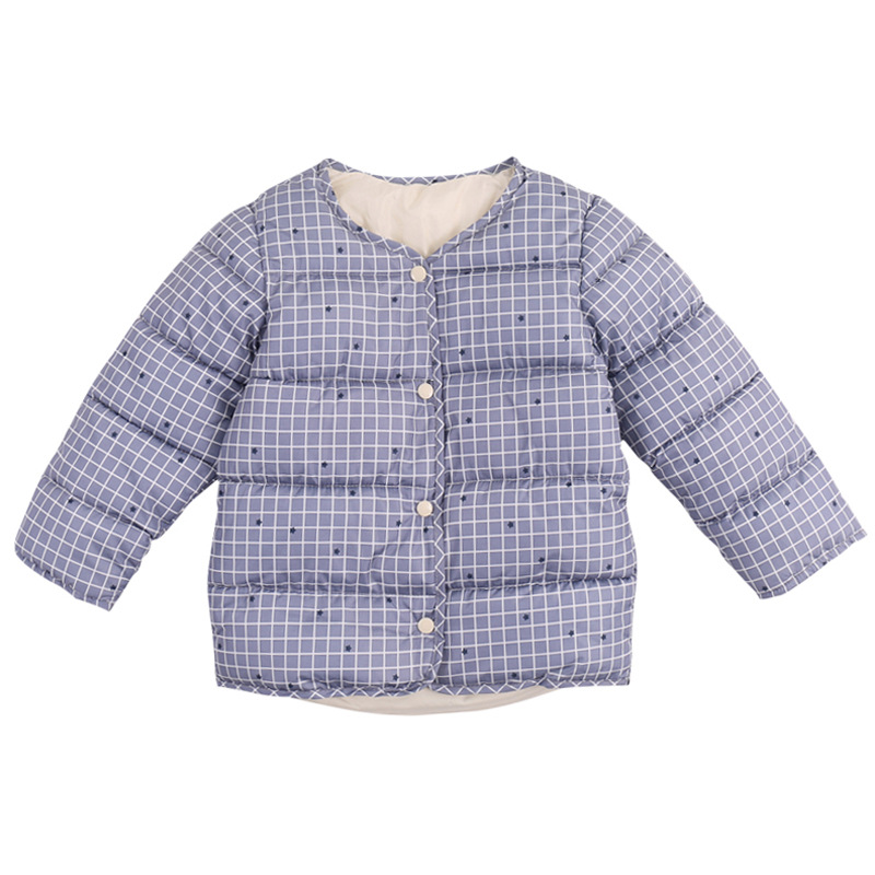 Chaqueta acolchada de algodón para niñas Chaqueta acolchada de algodón para niños 2024 nuevo otoño e invierno Bebé Forro cálido Chaqueta ligera