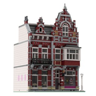 Cross-Border Dutch Pastry Shop Moc-100704 Dessert Street 3419 Particle Number Toy Gift