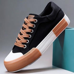 Shengyi Shoes 24831 Men's Shoes Spring New Korean Style Trendy Shoes Fashionable Breathable Casual Sneakers Low-Cut Canvas Shoes
