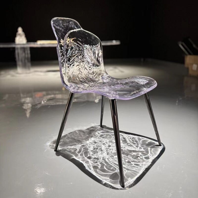 Italian-Style Modern Light Luxury Chair Pc Home Petal Dining Chair Leisure Chair Designer Gilda Chair Meeting Chair