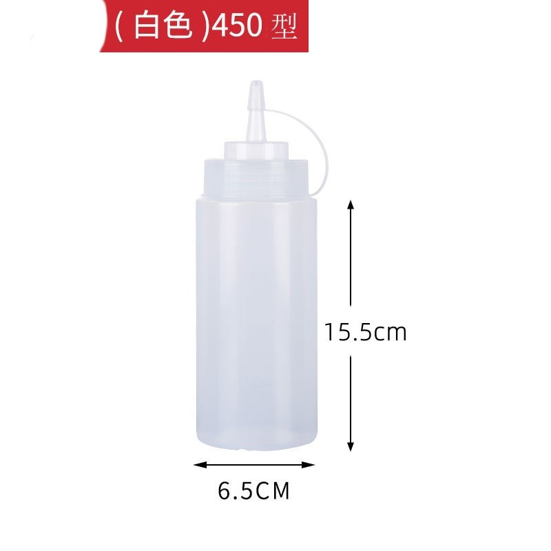 サラダソースはプラスチックの小さい壺を搾ることができます。