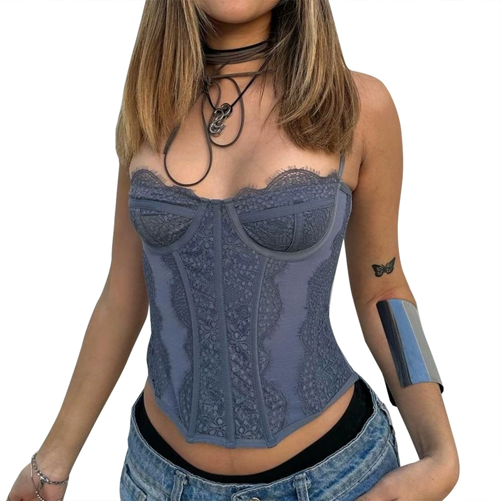 Корректирующий бюстье-корсет, slim fit, с вышивкой и лифтинг-эффектом, плотный (XS–XL)