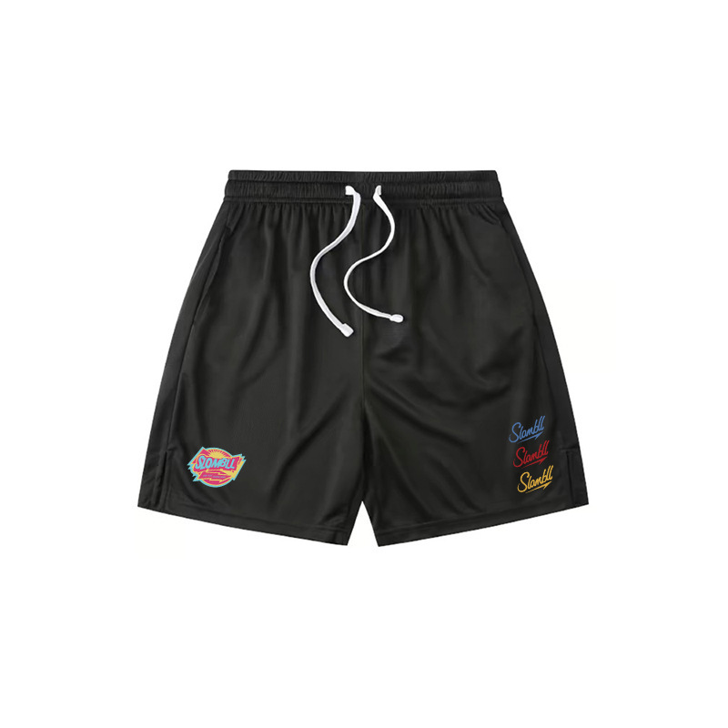 Summer Basketball Pants American Sports Training Shorts Quick-Drying Breathable Basketball Fitness Shorts Loose Casual Quarter Pants