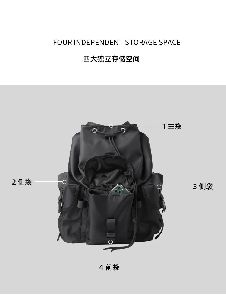 Backpack, fashionable Japanese capacious bag, 2023, Korean style, for students, wholesale