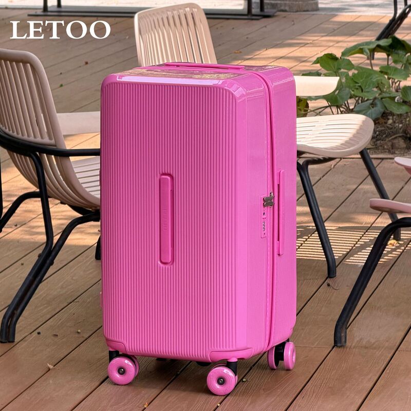 LETOO High-Style New Luggage 28inch Large Capacity Trolley Suitcase with Rubber Oversized Wheels, Sturdy and Durable LETOO High-Style New Luggage 28inch Large Capacity Trolley Suitcase with Rubber Oversized Wheels, Sturdy and Durable