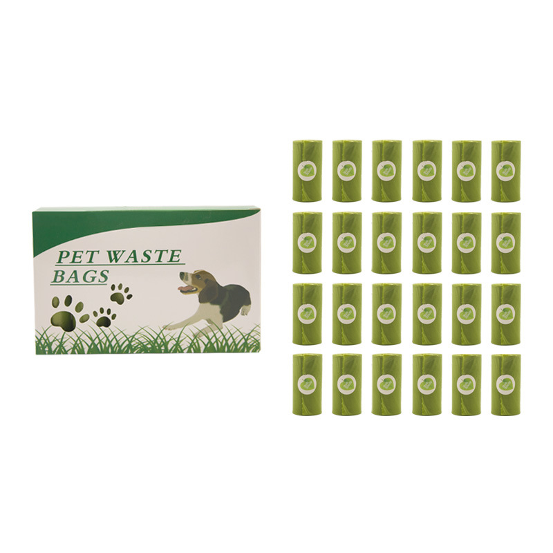 Fabricante en stock Amazon caliente-venta biodegradable bolsa de basura mascota limón sabor bolsa de recogida bolsa de mierda distribuidor