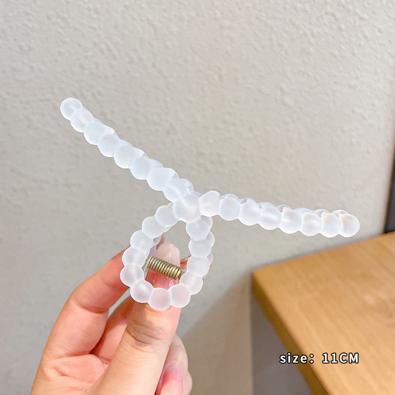 Pasador de Pelo Elegante Estilo Coreano, Pinza de Pelo Grande de Alta Gama, Nuevo Estilo 2025 para Peinados Recogidos, Pinza para Cabello Grueso.