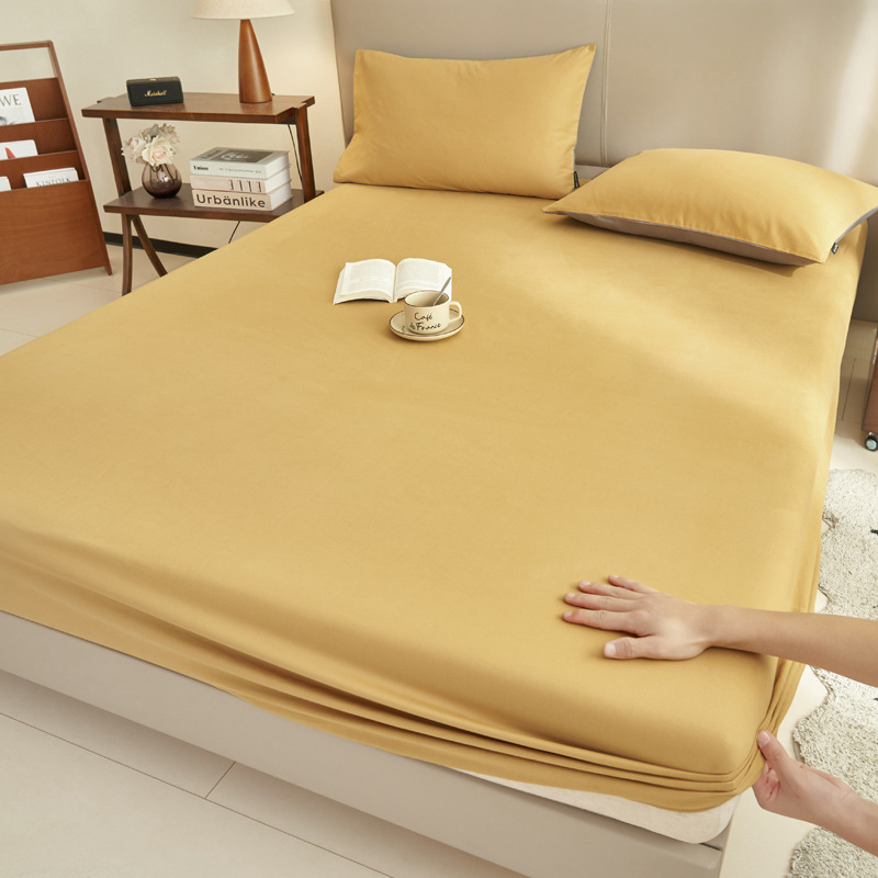 Nueva sábana de algodón puro pieza individual 100 funda de cama de algodón todo incluido funda de colchón funda de cama juego de tres piezas 2025 nuevo