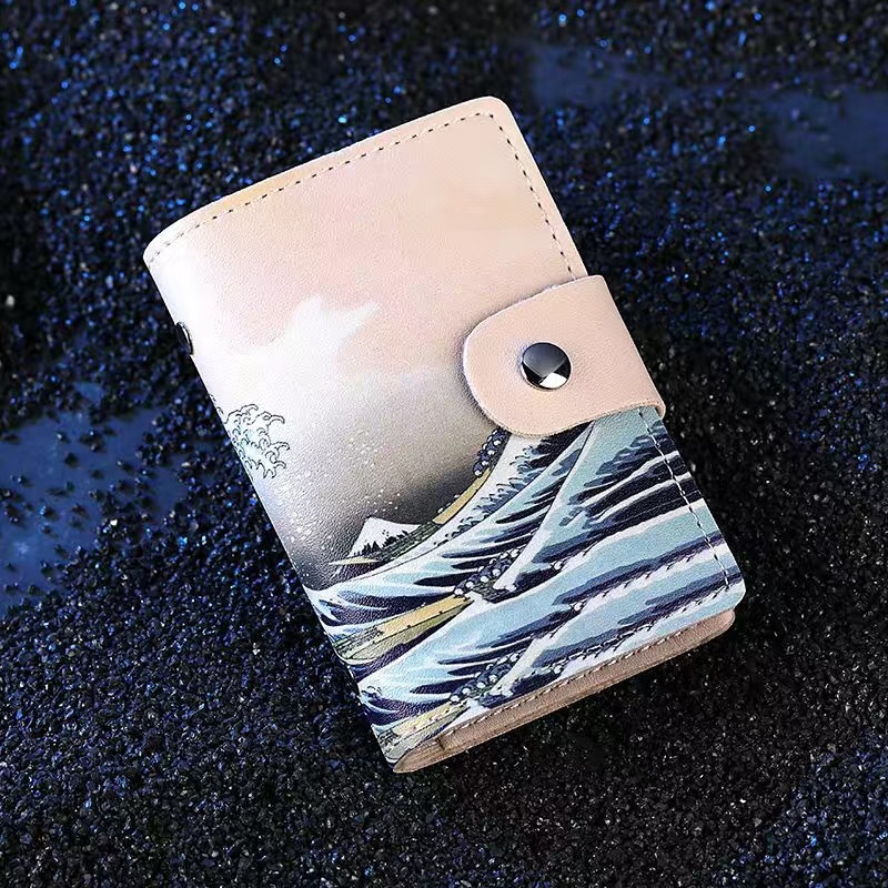 Bolsa de tarjetas para mujeres compacta multi-tarjeta de gran capacidad licencia de conducir licencia de conducir personalidad encantadora bolsa de cambio bolsa al por mayor