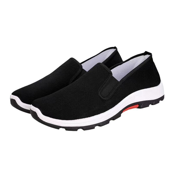 Two-color Beijing cloth slippers