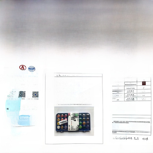 Miaoqu Le 661 Beginner 12 Color Solid Watercolor Paint Powder Cake Set Solid Watercolor, Factory Wholesale