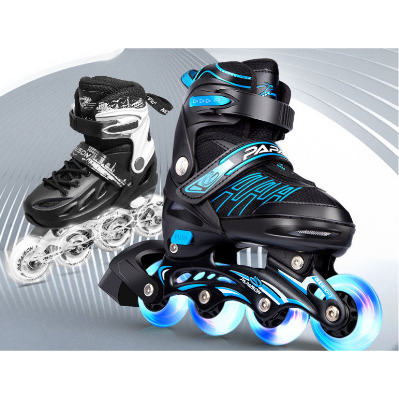 M7S Roller Skates Little Champion Beginner Adult Boys Girls Full Flash Skating Roller Skates Professional Children's Roller Skates