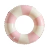 Pink grid plus thick circle